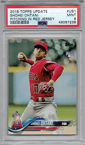 2018 Topps Update Baseball #US1 Shohei Ohtani Rookie Card Graded PSA 9 Mint — Collectibles & Fine Art review