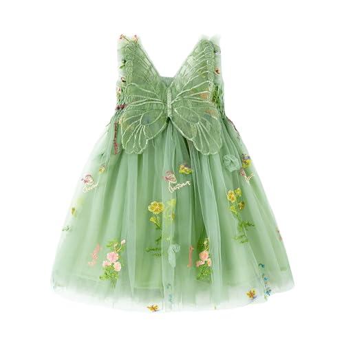 Canrulo Baby Kids Girl Princess Dress Sleeveless Floral Embroidery Tulle Dress Toddler Party Dress — TikTok Shop Feed review