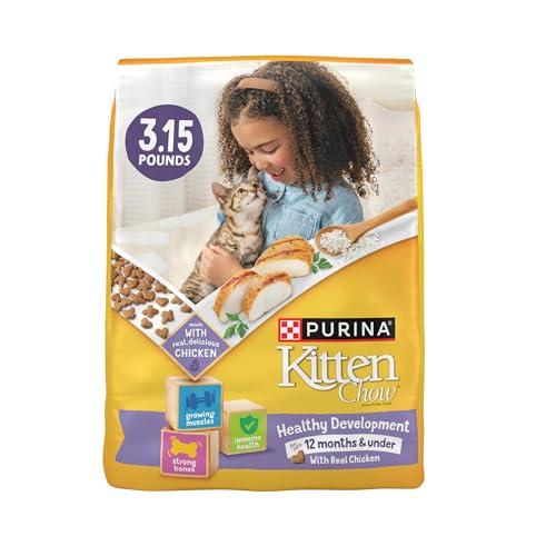 Purina Kitten Chow Kitten Food Healthy Development with Real Chicken Dry Kitten Food - (Pack of 4) 3.15 lb. Bag — Pet Supplies review