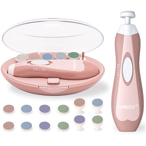 Baby Nail File Electric, 5 in 1 Universal Baby Nail Trimmer with LED Light, Automatic Safety Baby Nail Clippers for Infants Newborn Toddler Kids Adult — TikTok Shop Feed review