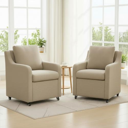 【Super Sale】Dining Chairs, Kitchen Chairs, High-end Upholstered Dining Room Chair with Nailhead Trim and Wood Legs, for Kitchen, Living Room, — TikTok Shop Feed review