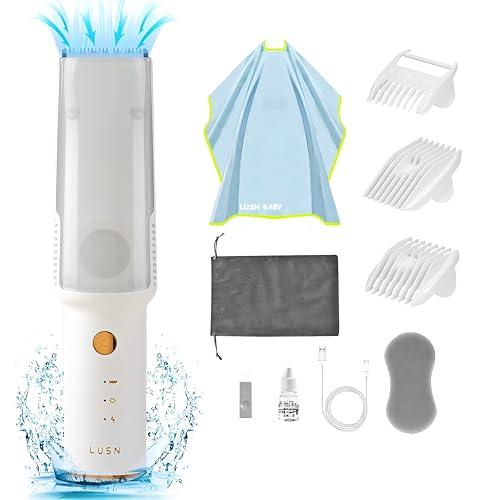 MomMed Baby Hair Clippers, Ultra Quiet Electric Vacuum Baby Clippers with Charger Base, Cordless Rechargeable Waterproof Haircut Kitfor Kids & Men — TikTok Shop Feed review