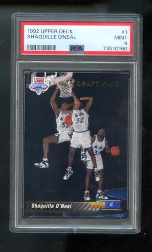 Shaquille O'neal Rookie Card 1992-93 Upper Deck #1 PSA 9 — Sports Cards review