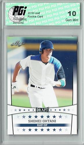 Shohei Ohtani 2018 Leaf Exclusive #ST-01 Rookie Card PGI 10 — Sports Cards review