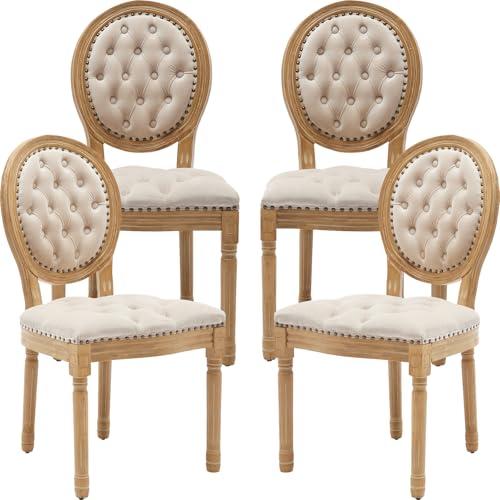 Set of 4 Dining Chairs Dining Room Chairs Parsons Dining Side Chairs for Home Kitchen — TikTok Shop Feed review