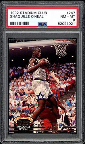Shaquille O'Neal Rookie Card 1992-93 Stadium Club #247 PSA 8 — Sports Cards review