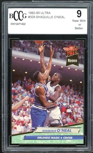 Shaquille O'neal Rookie Card 1992-93 Ultra #328 BGS BCCG 9 — Sports Cards review