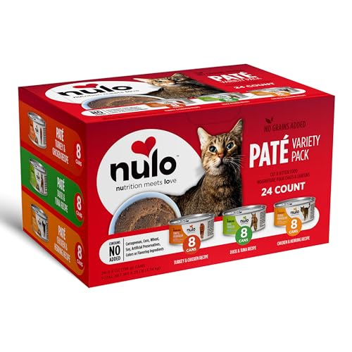 Nulo Variety Flavors Pate Wet Canned Cat Food, 5.5 Ounce (Pack of 24) — Pet Supplies review