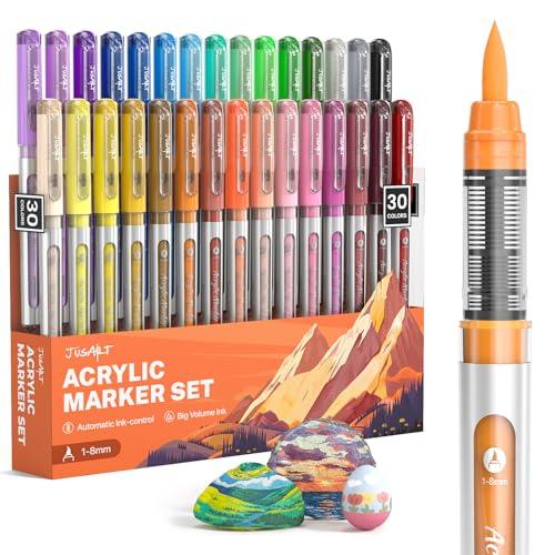 Grabie Extra Fine Tip Acrylic Paint Marker Set Of 48 acrylic pens, Easter's Gift/Picks, art supplies, crafts, TikTokShopRestock, FallFreshness — TikTok Shop Feed review