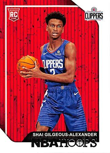 2018-19 Hoops #262 Shai Gilgeous-Alexander Los Angeles Clippers RC Rookie NBA Basketball Trading Card — Sports Cards review