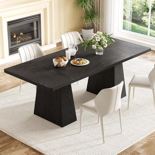 Tribesigns 47 Inch Round Dining Table for 4, Wood Kitchen Dinning Table for Dining Room Kitchen Living Room (Only Table) — TikTok Shop Feed review