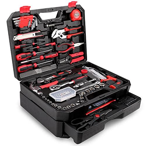39 Piece General Household Tool Set in Toolbox Storage Case with Essential Hand Tools for Everyday Home Repairs, DIY and Crafts — TikTok Shop Feed review